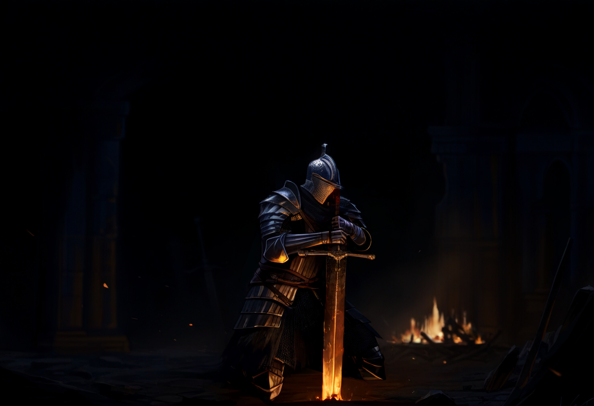 BONFIRE LIT