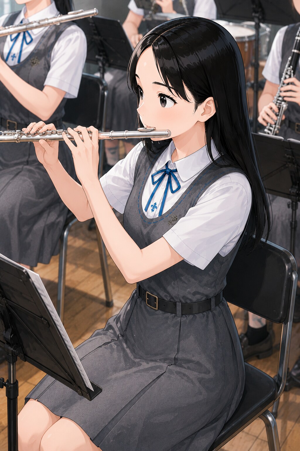 架空制服女子３３　美波ちゃん | の人気AIイラスト・グラビア