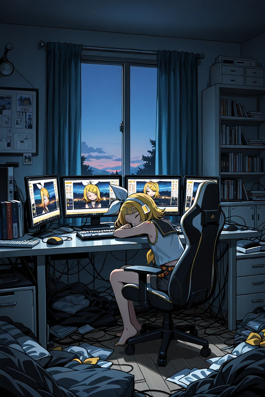 鏡音リン９４ | の人気AIイラスト・グラビア