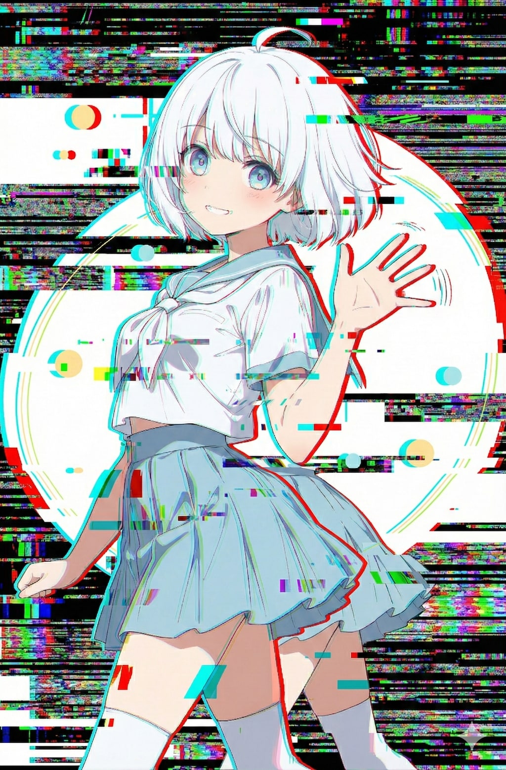 グリッチノイズエフェクト