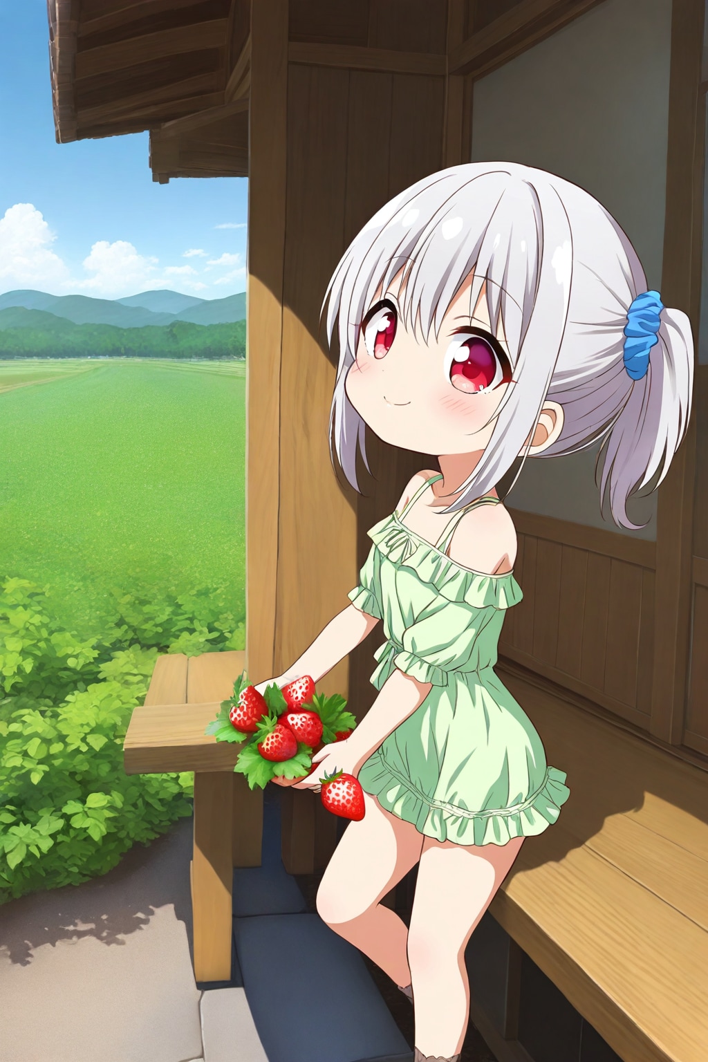 いちご大好き雛菊ちゃん | の人気AIイラスト・グラビア