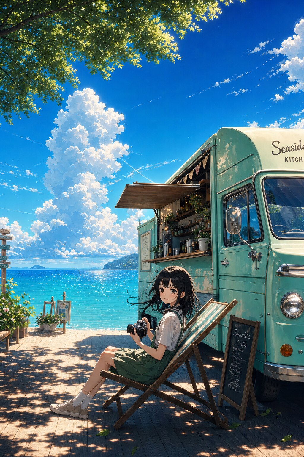 休暇の彼女 | の人気AIイラスト・グラビア
