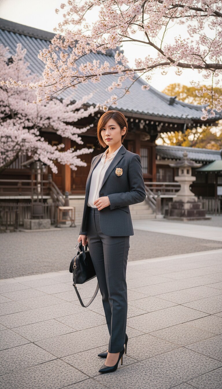 Gemini実写特集　女刑事の寛永寺参詣