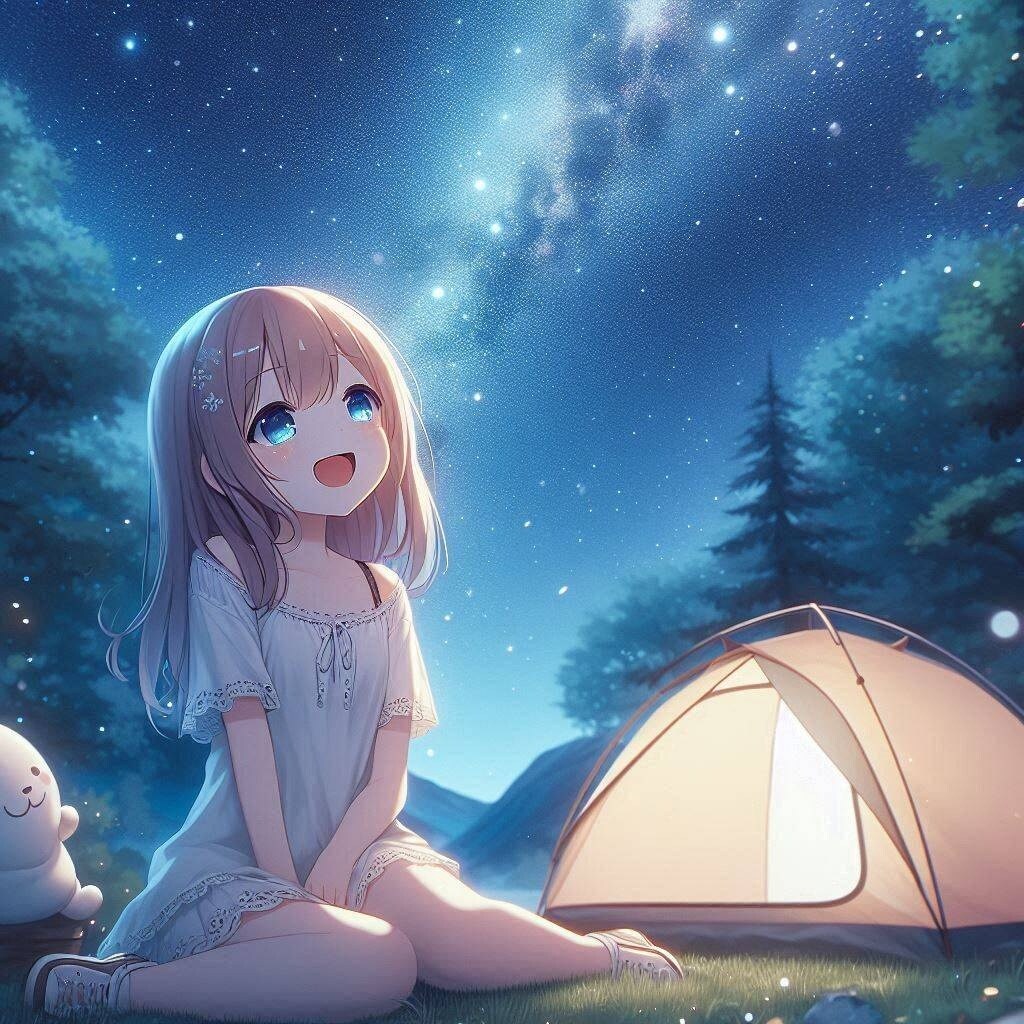 夏の夜空(DALL-E)(13)