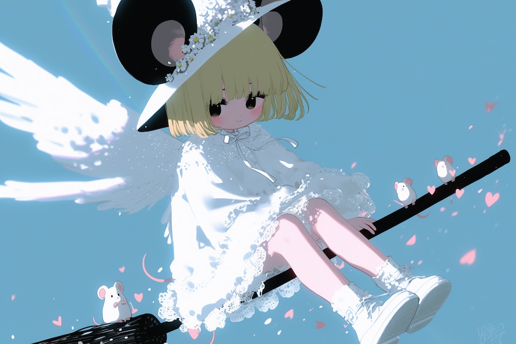 箒で駆け抜ける