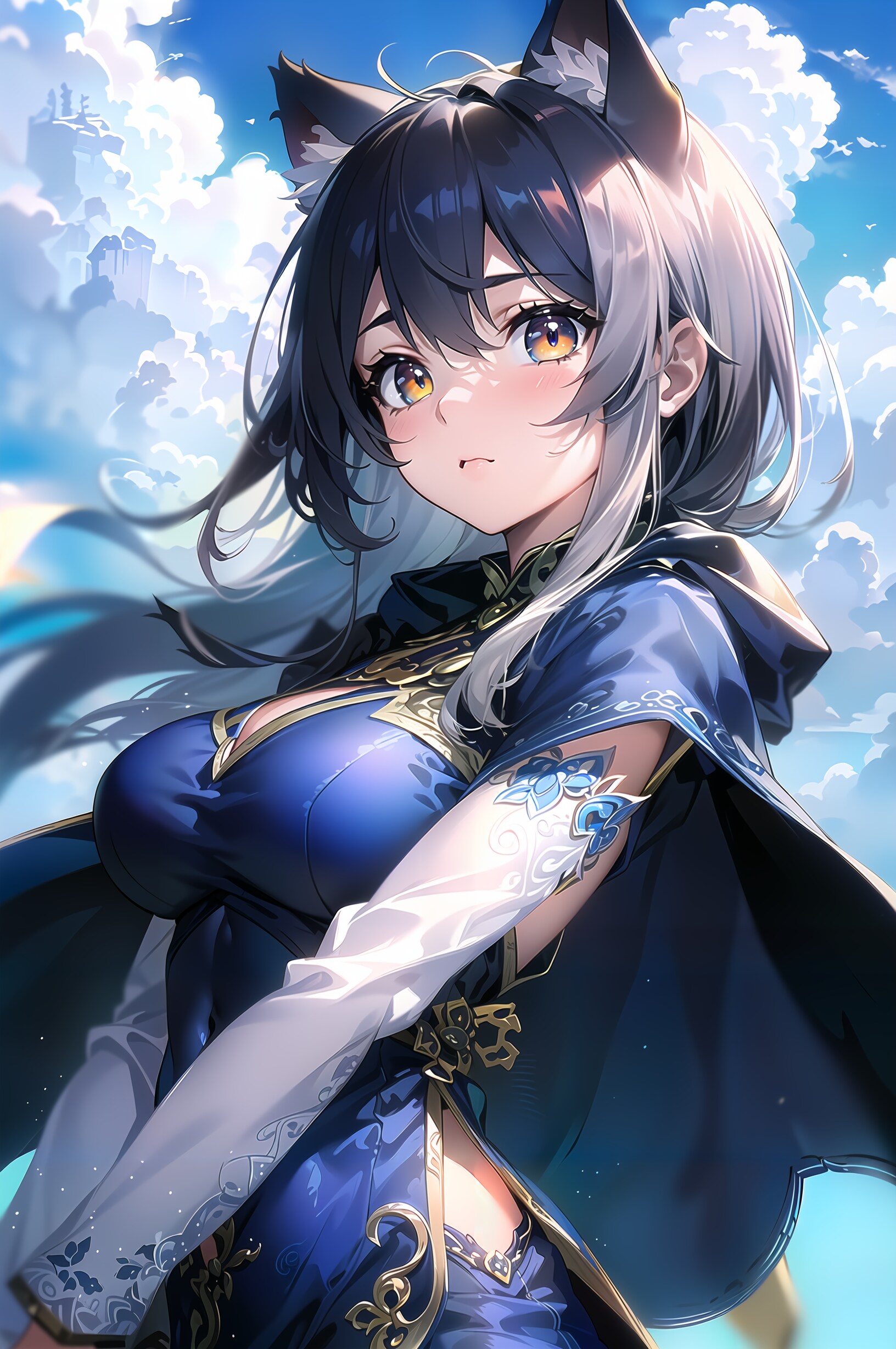 青き空に憂いて