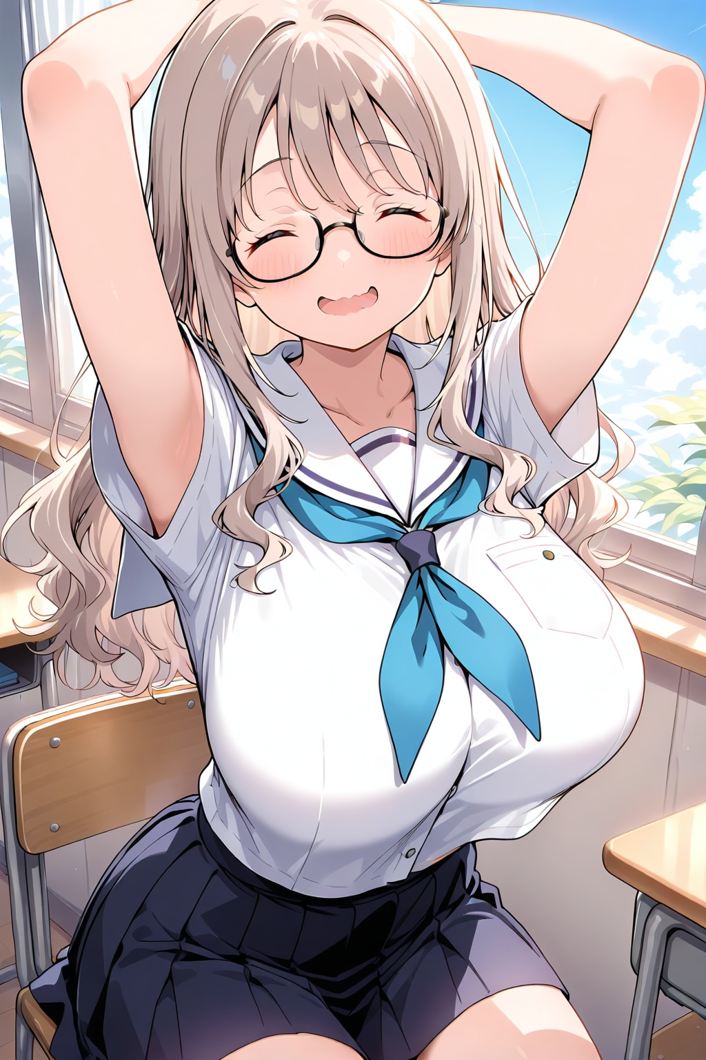 ぃやったー！　明日から夏休みだぁ！ | の人気AIイラスト・グラビア