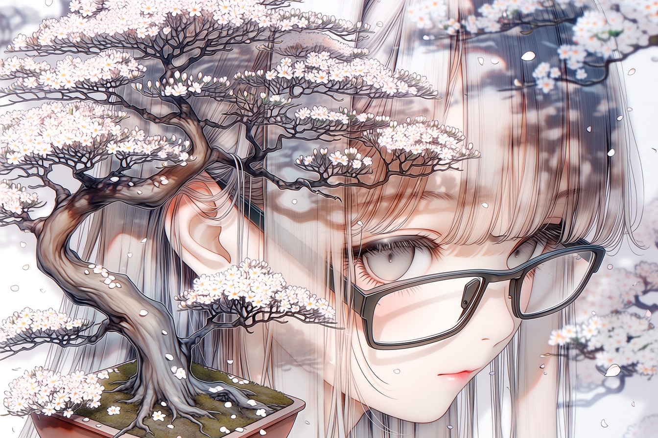 (niji)桜盆栽☀️ | の人気AIイラスト・グラビア