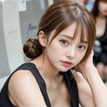 電車で胸チラ美少女 3枚目
