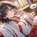 白蛇様と巫女さん 2枚目