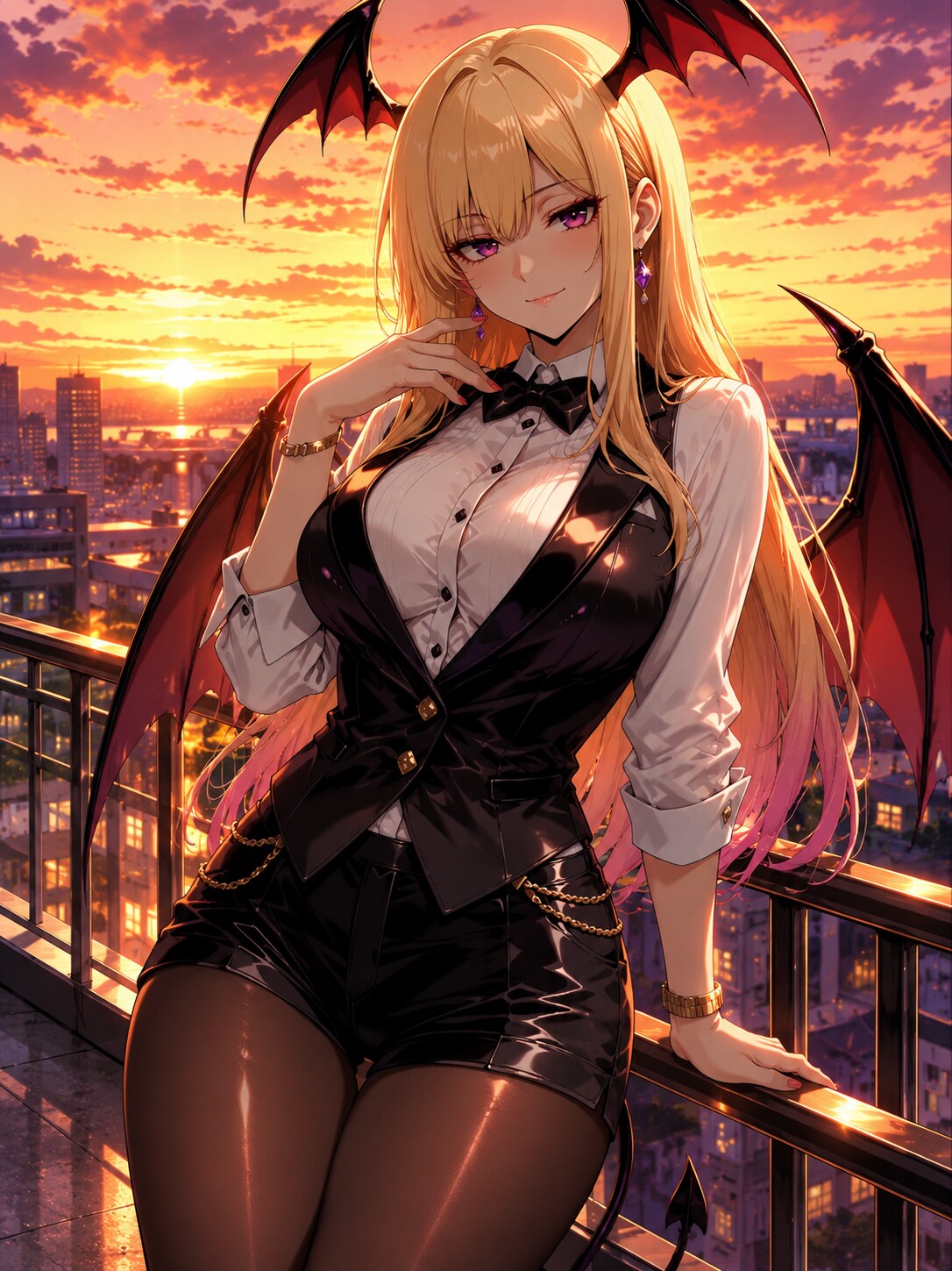 夕暮れ