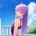 結月ゆかりの競泳水着姿 3枚目