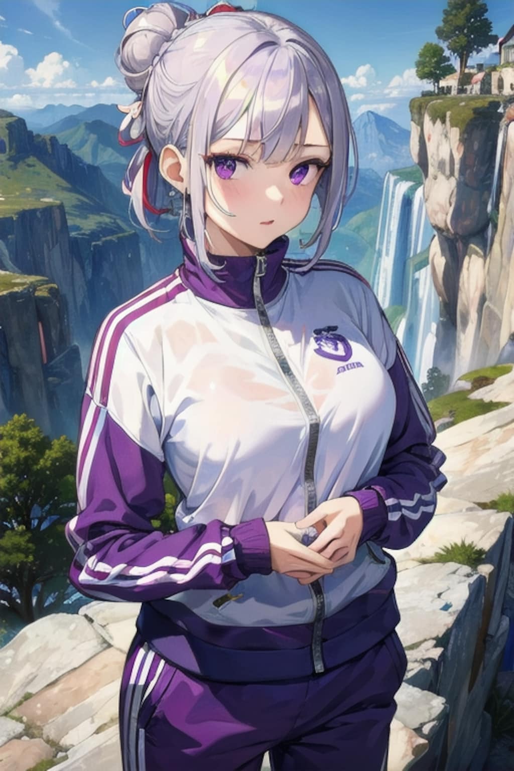 （７９）金髪ちゃんと銀髪ちゃんの山の日