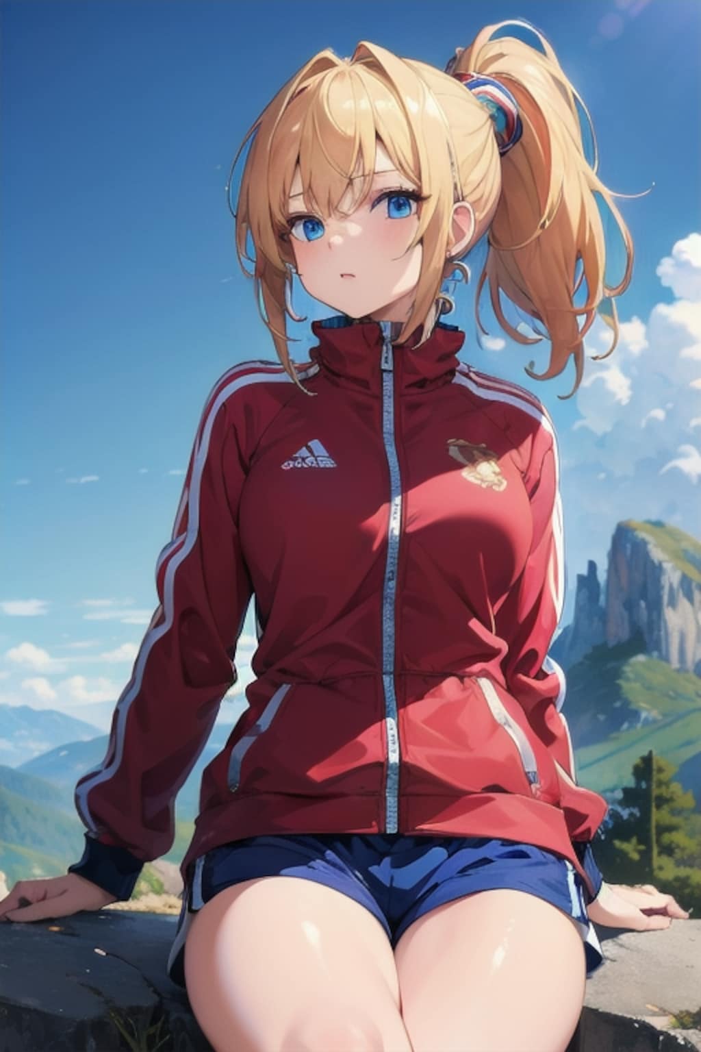 （７９）金髪ちゃんと銀髪ちゃんの山の日