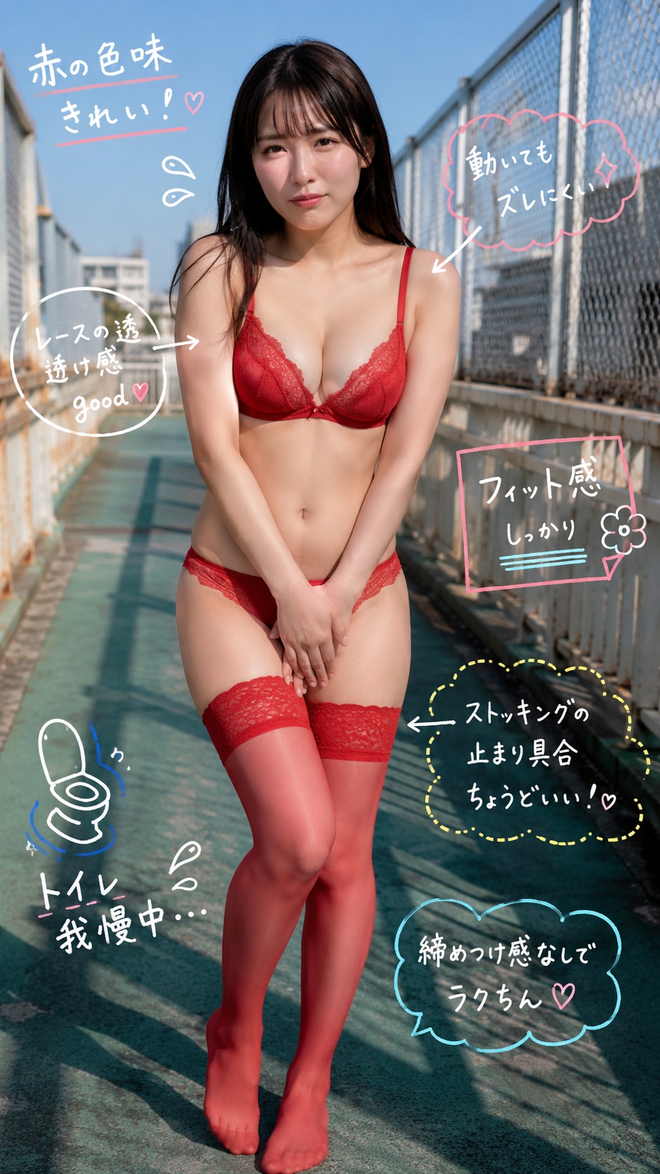下着女子を撮影してみた