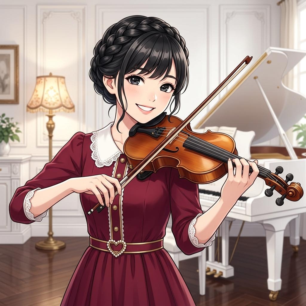 バイオリンと少女 2