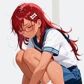 真澄お姉やん👓️と入れ替わったまこっちゃん🍖 3枚目