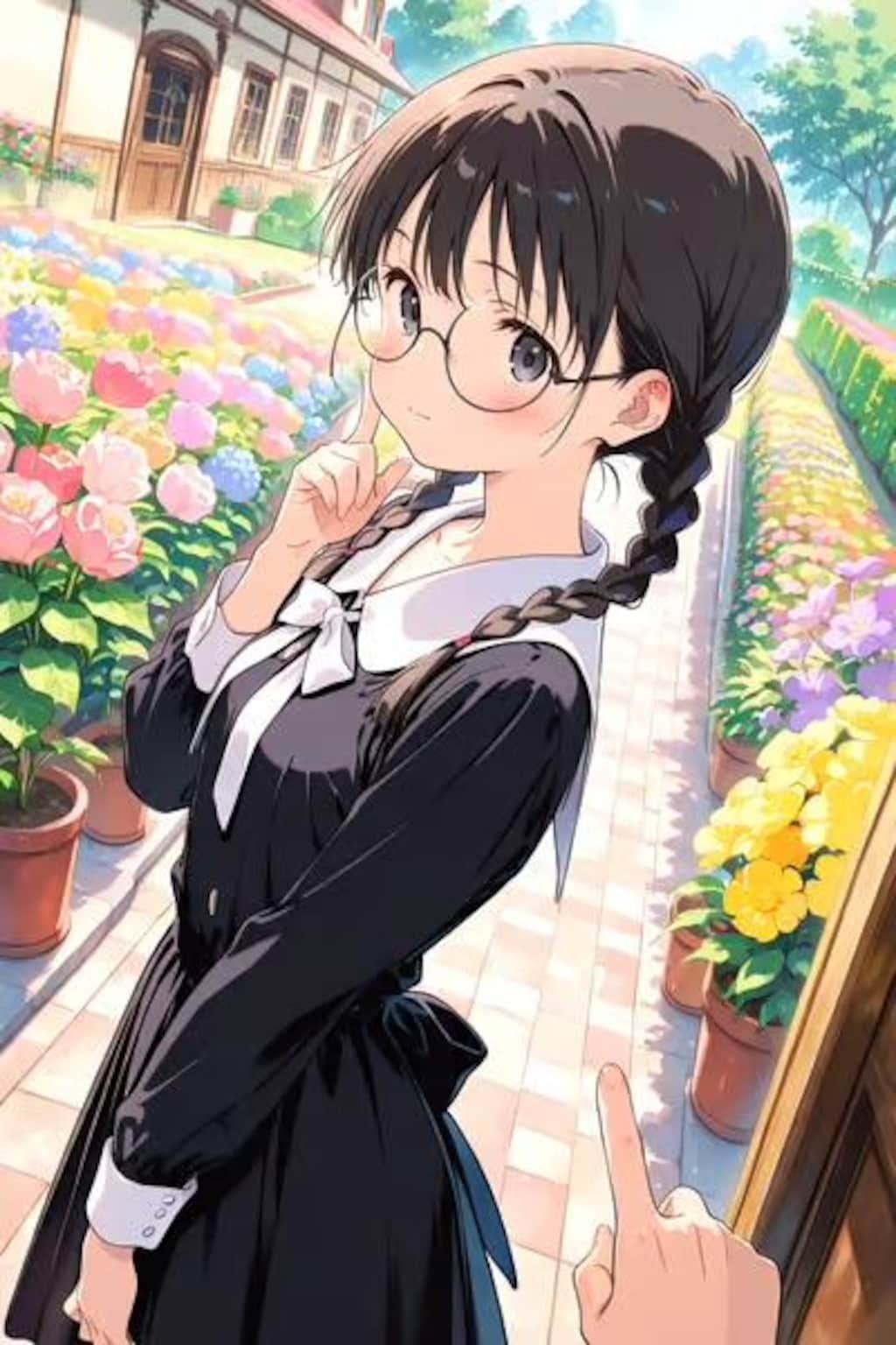 散歩する桜子ちゃん