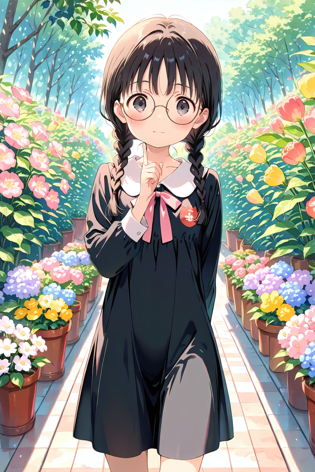 散歩する桜子ちゃん