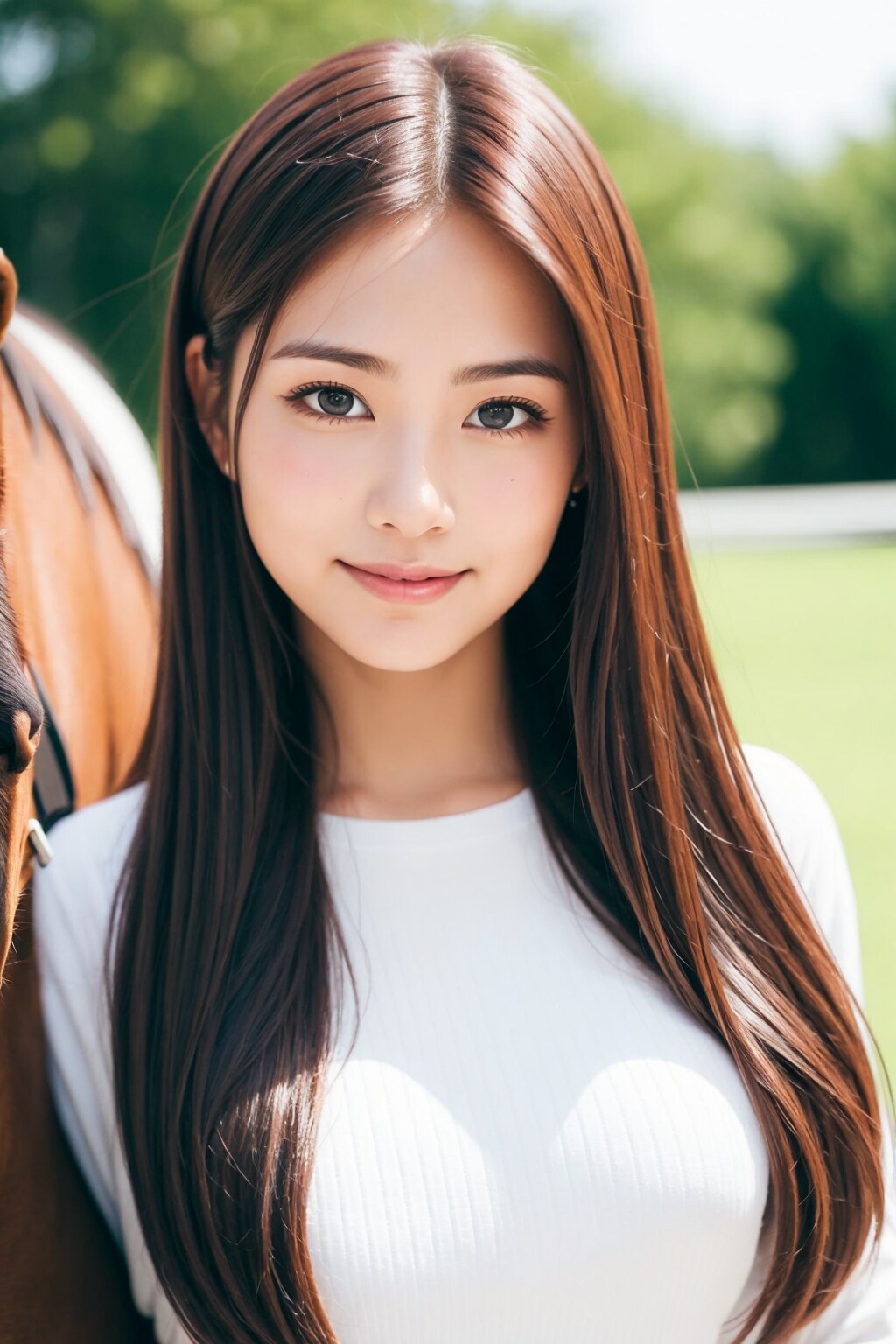 美少女図鑑1050　休日は乗馬