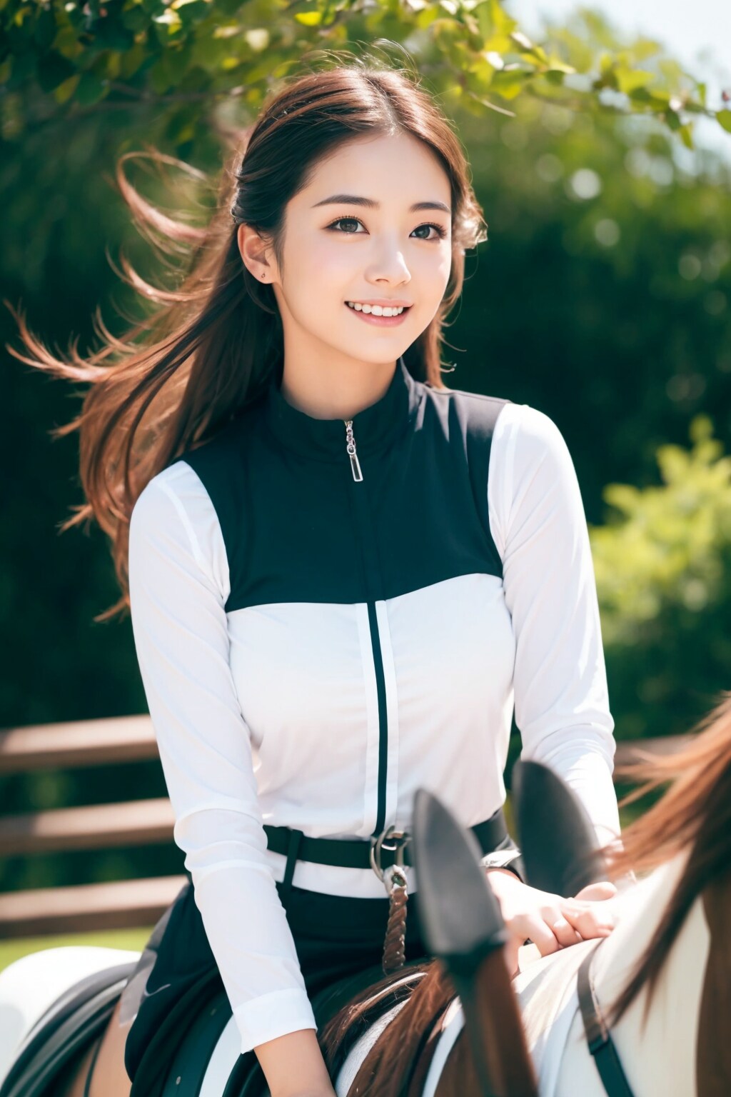 美少女図鑑1050　休日は乗馬