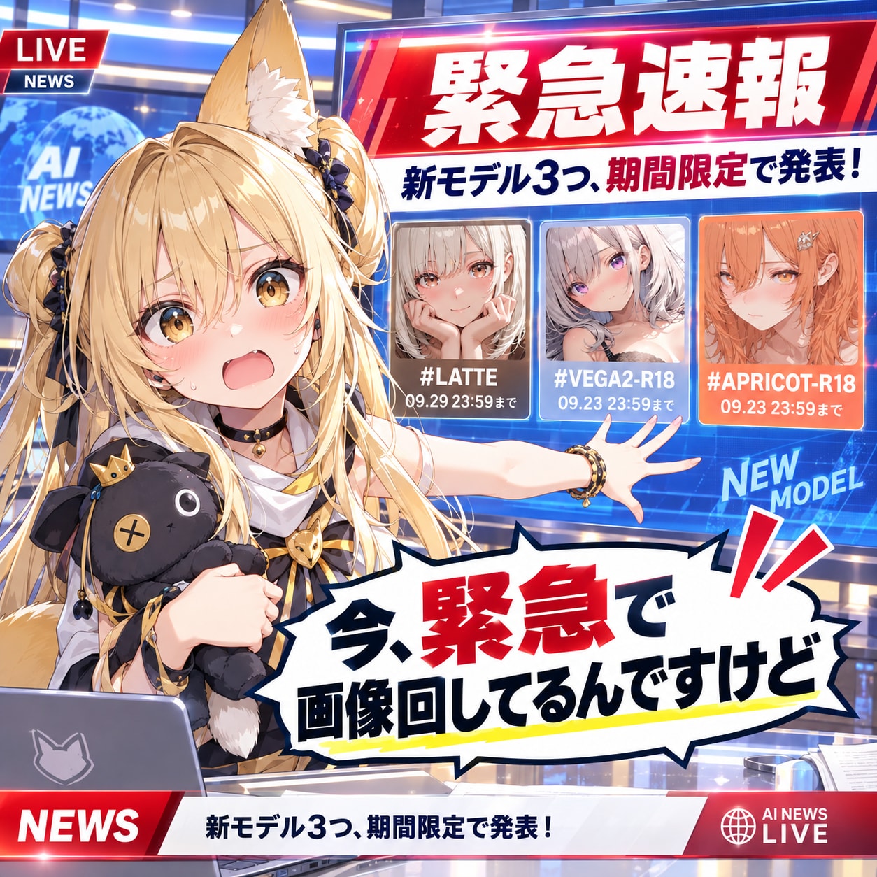 緊急で画像回してるんですけど | の人気AIイラスト・グラビア