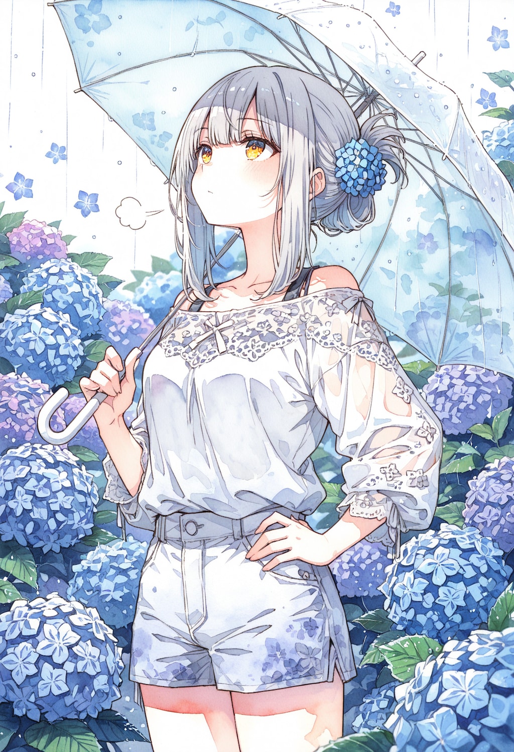 看板娘　flowers