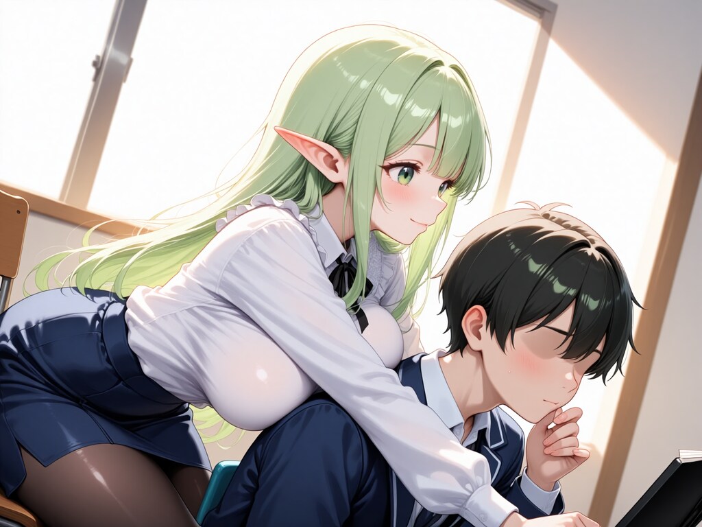 DGs　木曜日　緑髪エルフ女教師
