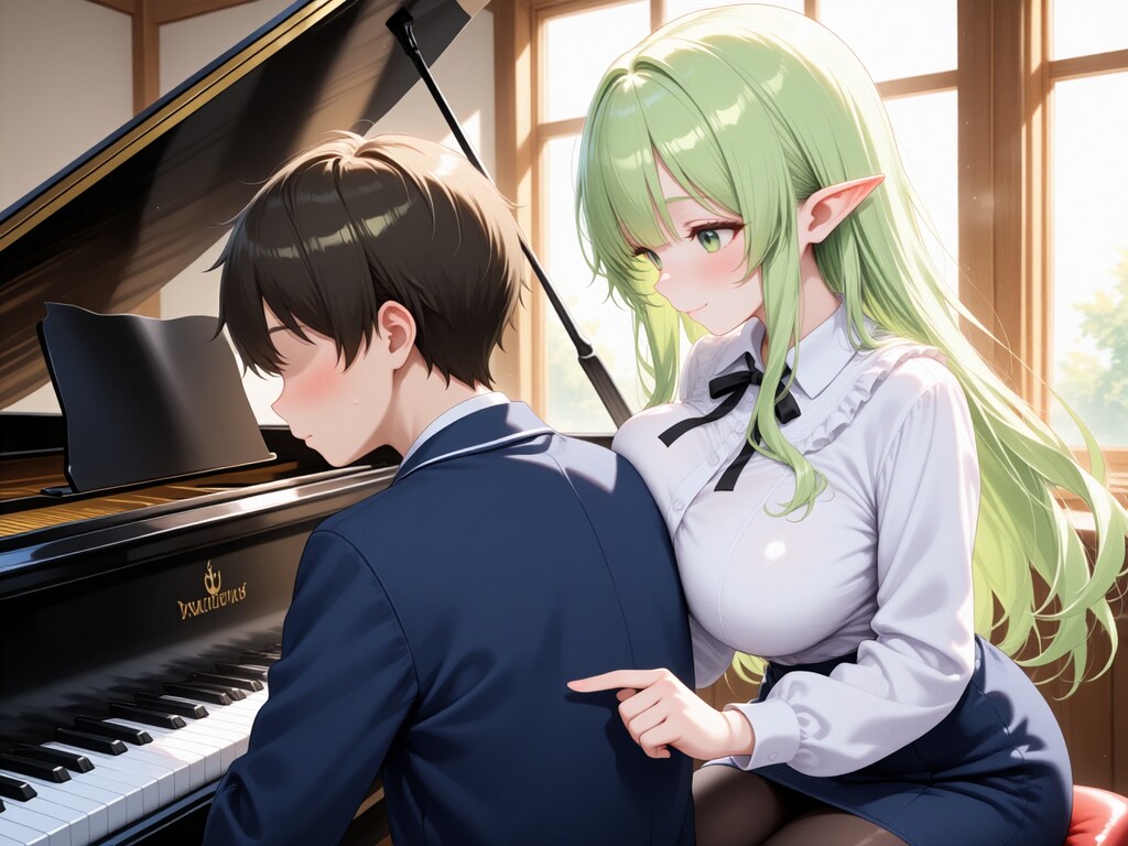 DGs　木曜日　緑髪エルフ女教師