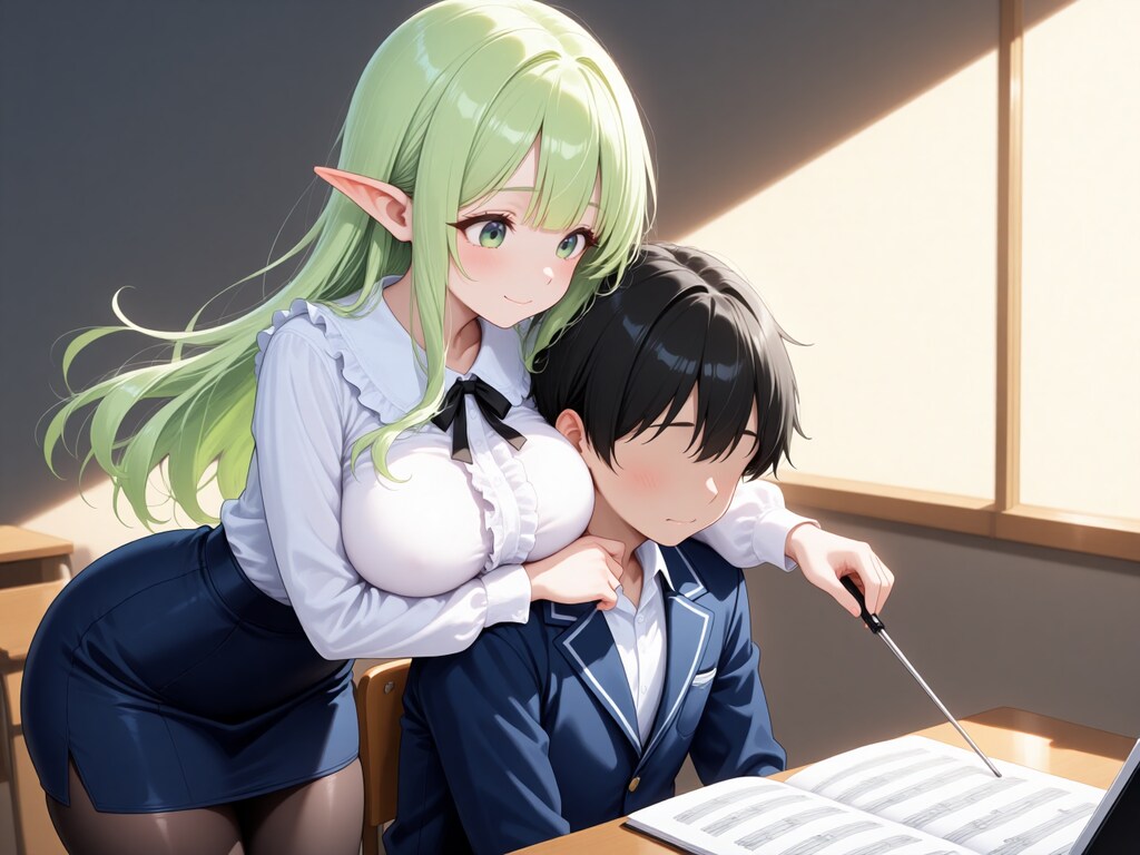 DGs　木曜日　緑髪エルフ女教師