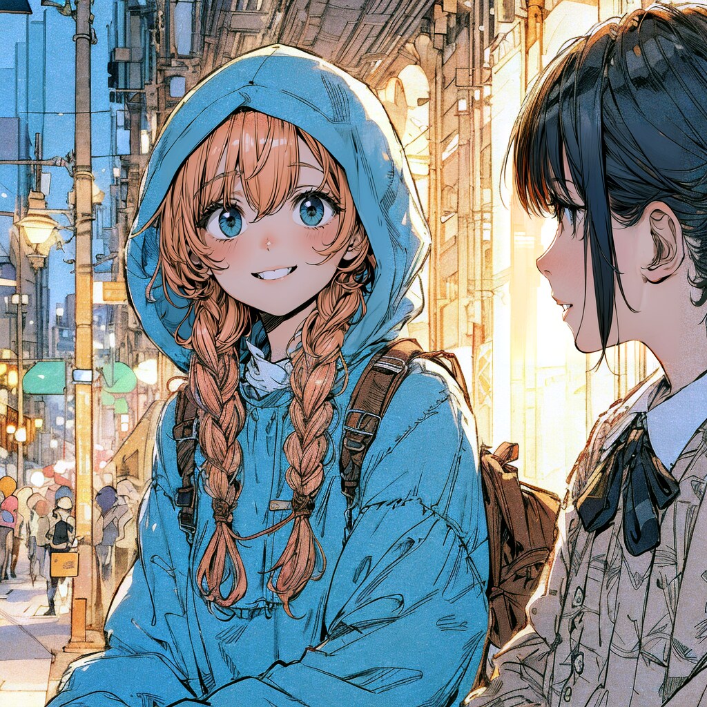 ハルちゃんと少女 | の人気AIイラスト・グラビア