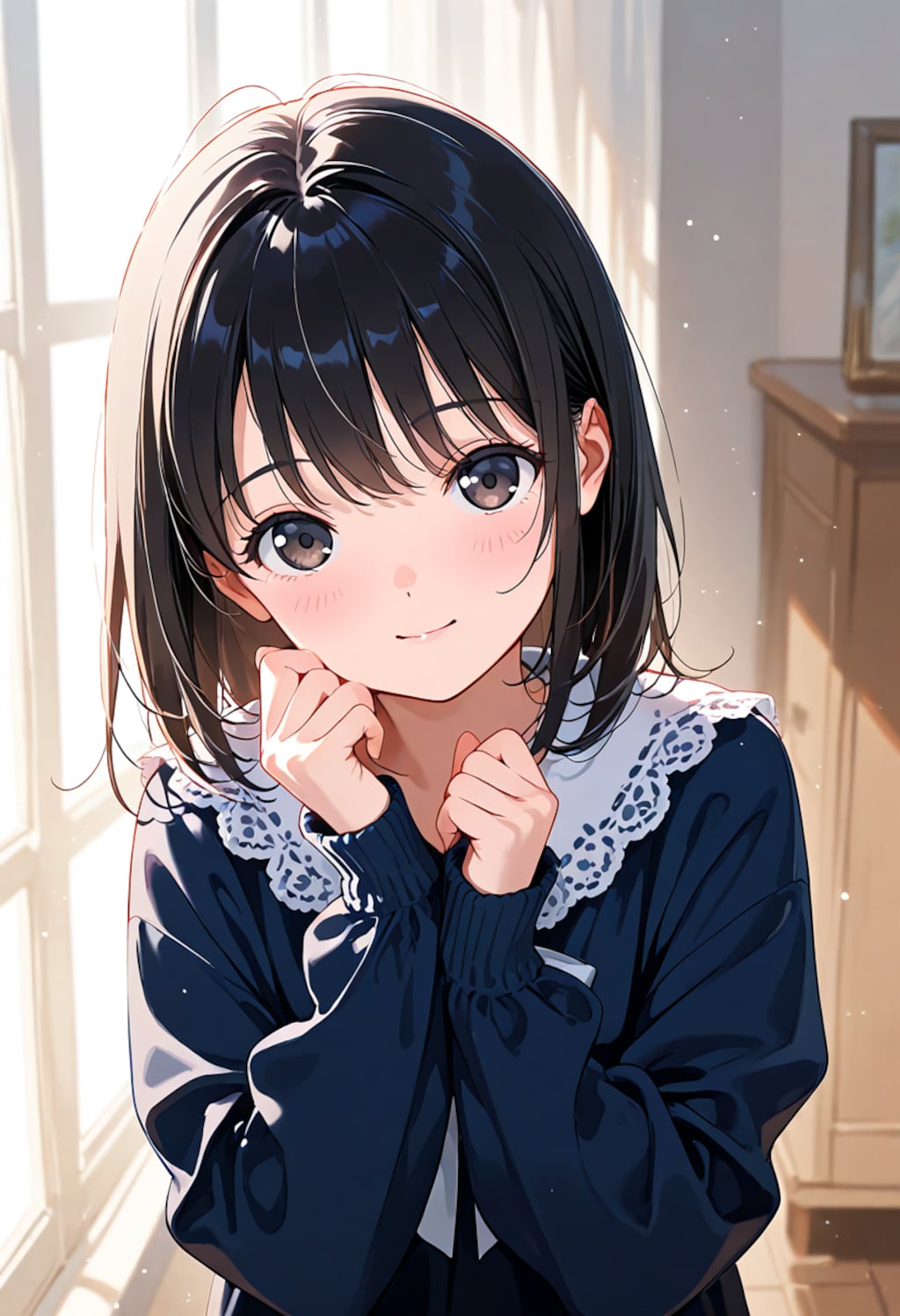 黒髪の美少女(55)