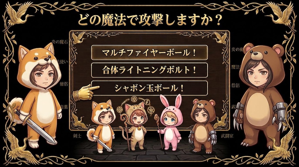 【KIGURUMI QUEST＃１８】合体魔法