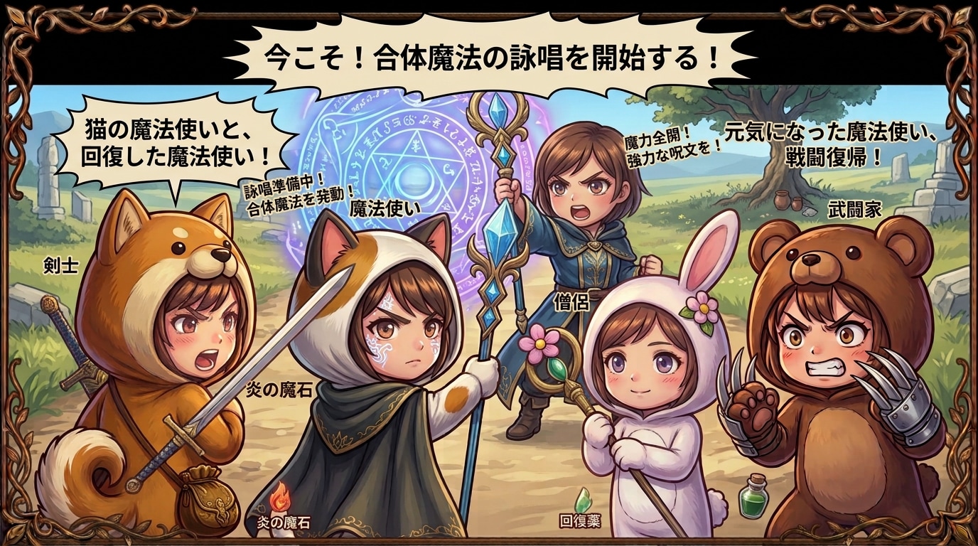 【KIGURUMI QUEST＃１８】合体魔法 | の人気AIイラスト・グラビア