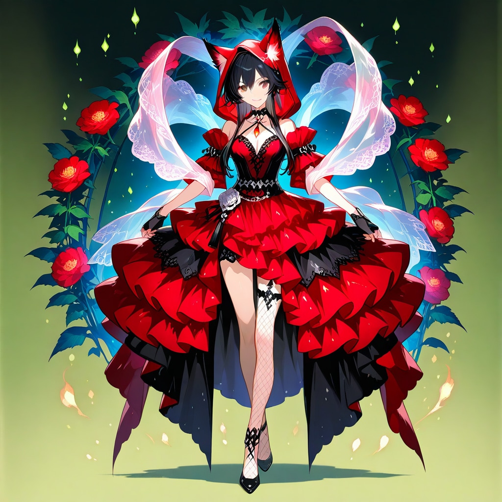 カーネーション・フラメンコドレス