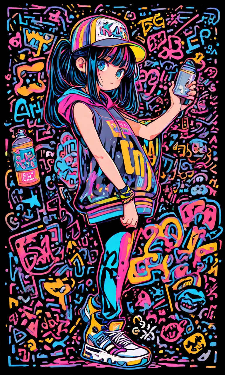 グラフィティ | の人気AIイラスト・グラビア