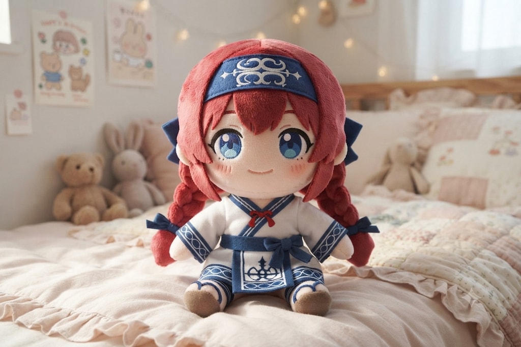 これが、コロポックル赤髪お兄ちゃんズくんのぬいぐるみです