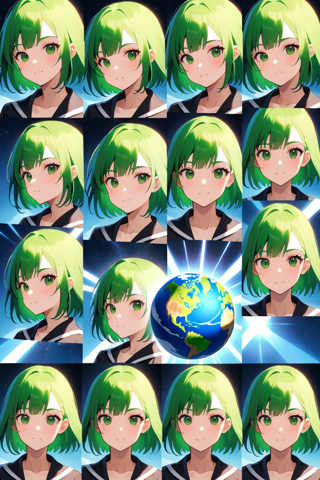エメラルドの光