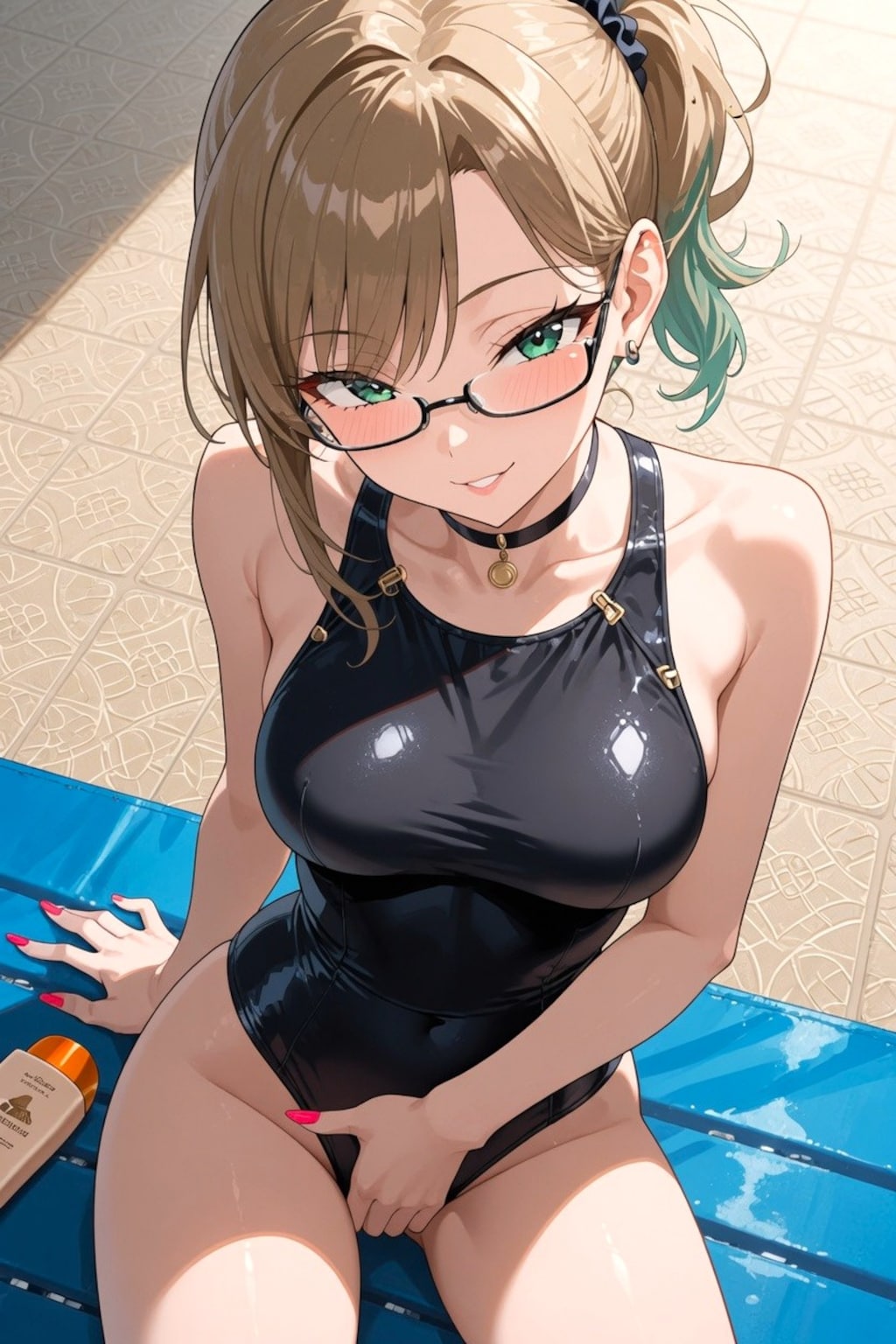 【凛】日焼け止め塗らないと♡