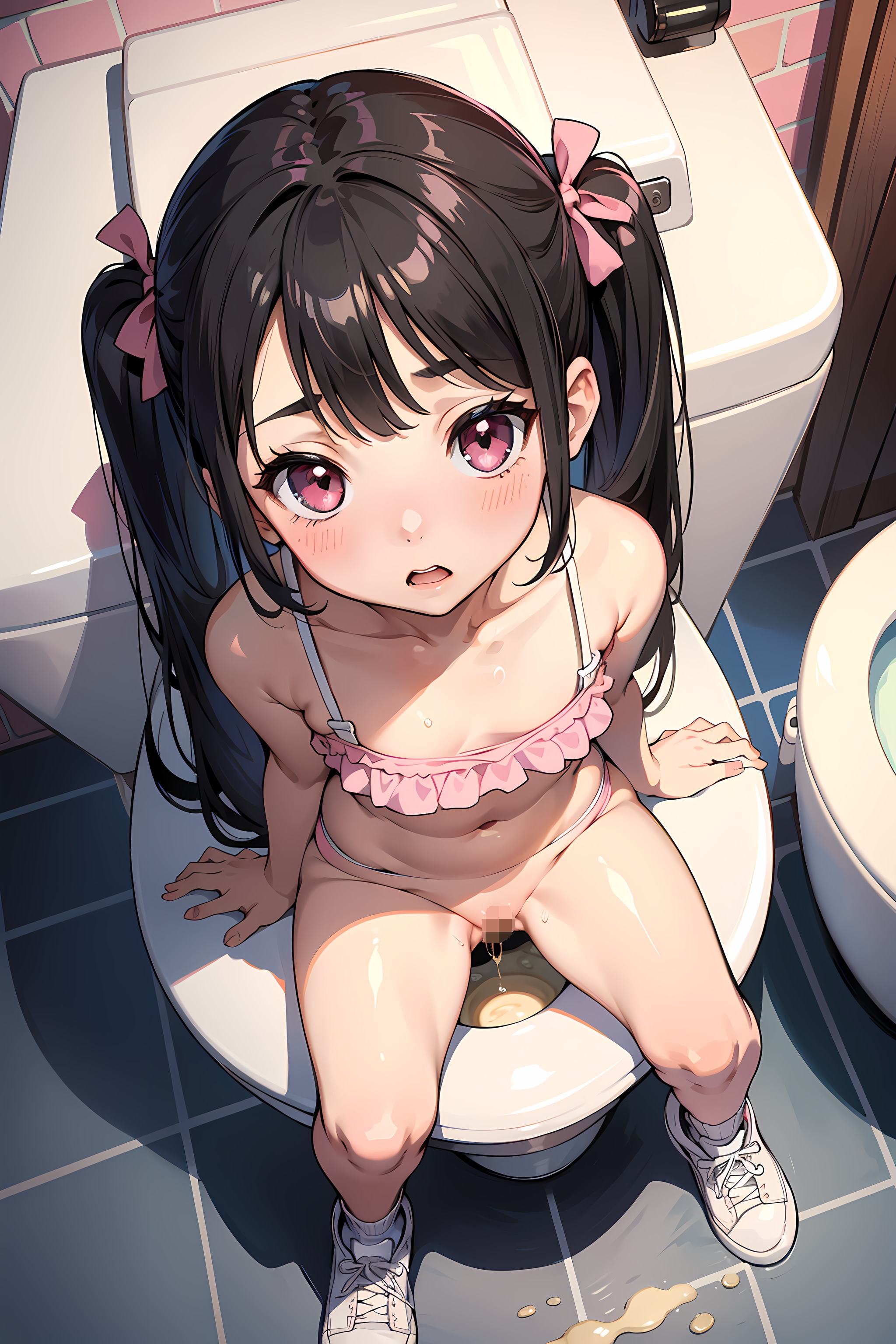 メスガキトイレに突撃