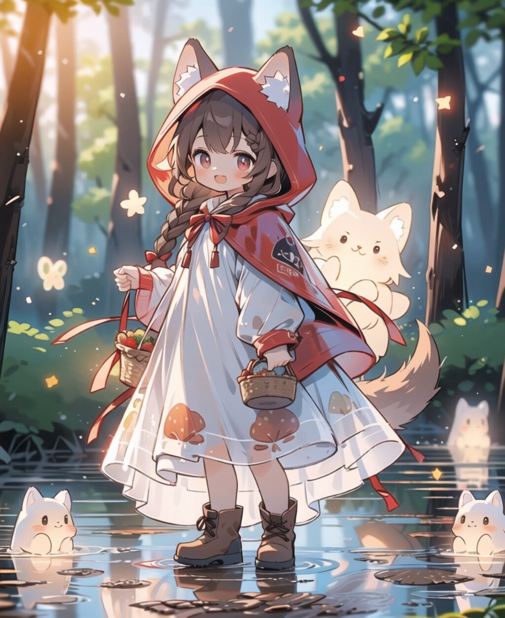 オオカミ頭巾少女