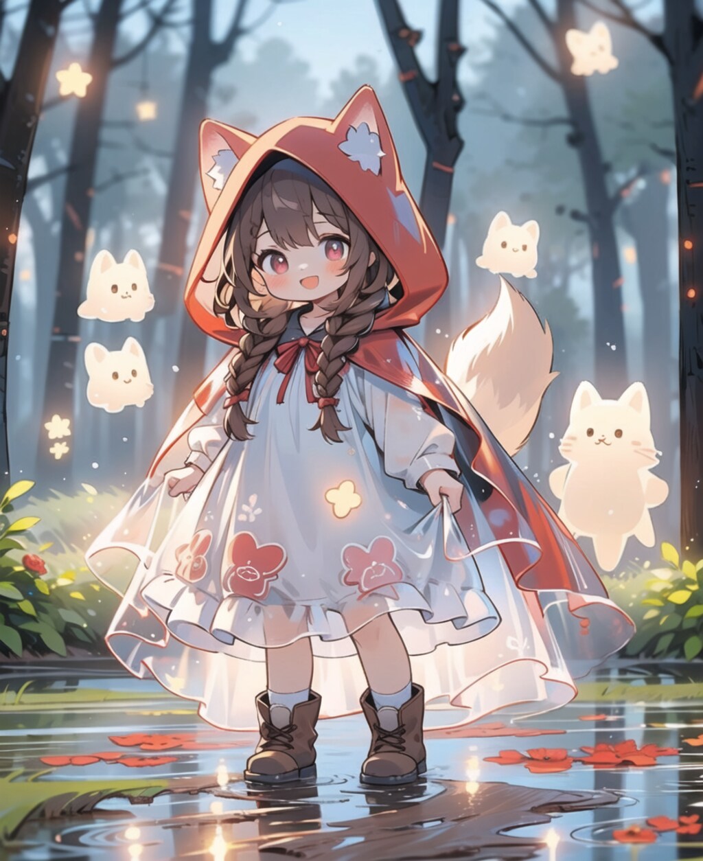 オオカミ頭巾少女