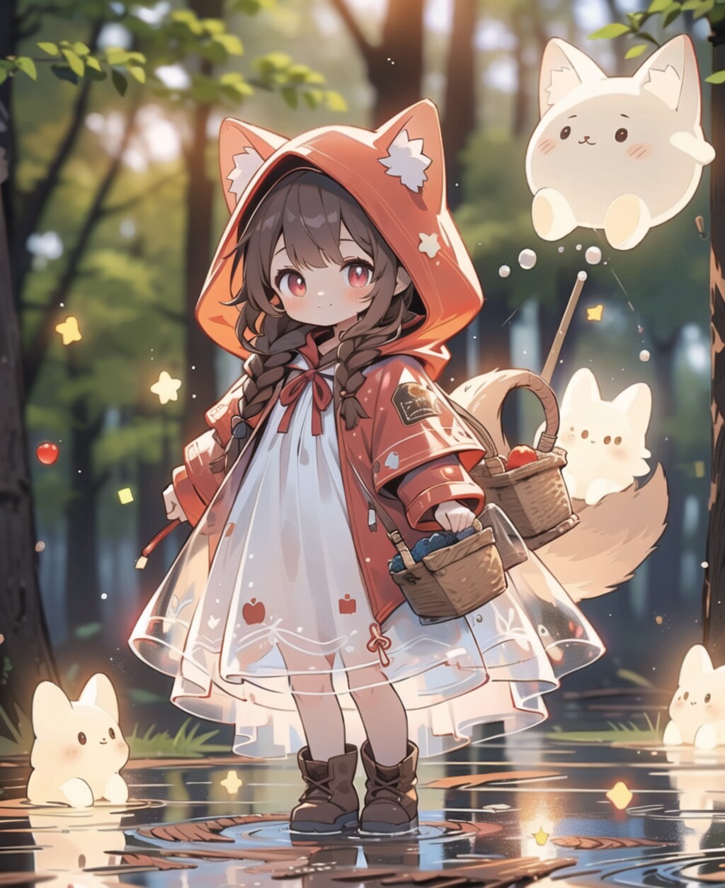 オオカミ頭巾少女