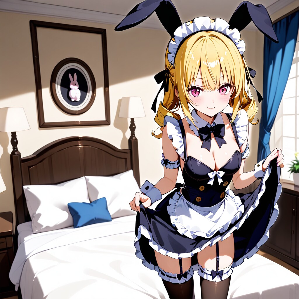 メイドバニー　HALO | の人気AIイラスト・グラビア