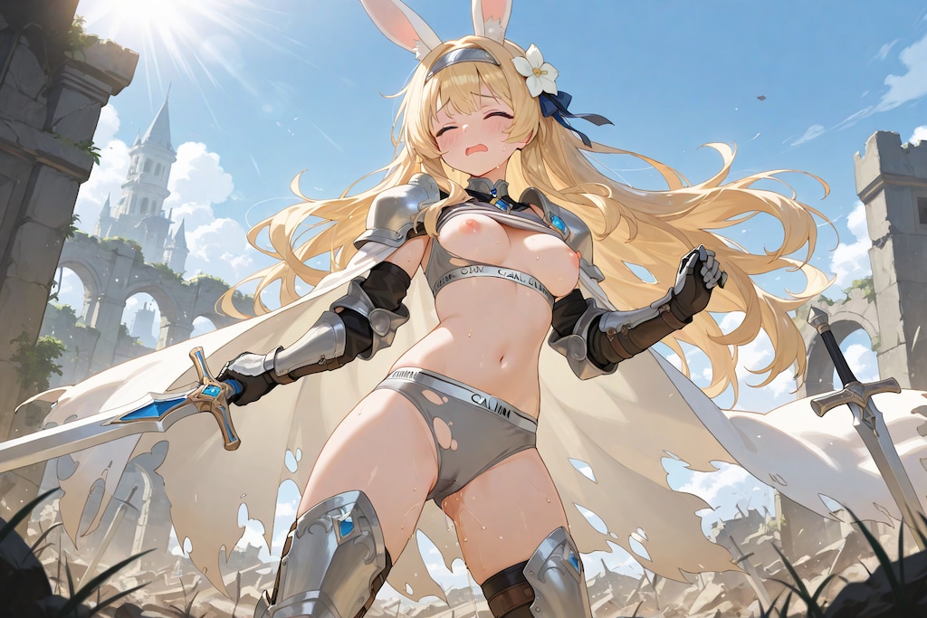 CKアーマーうさみみナイトさんおっぱい