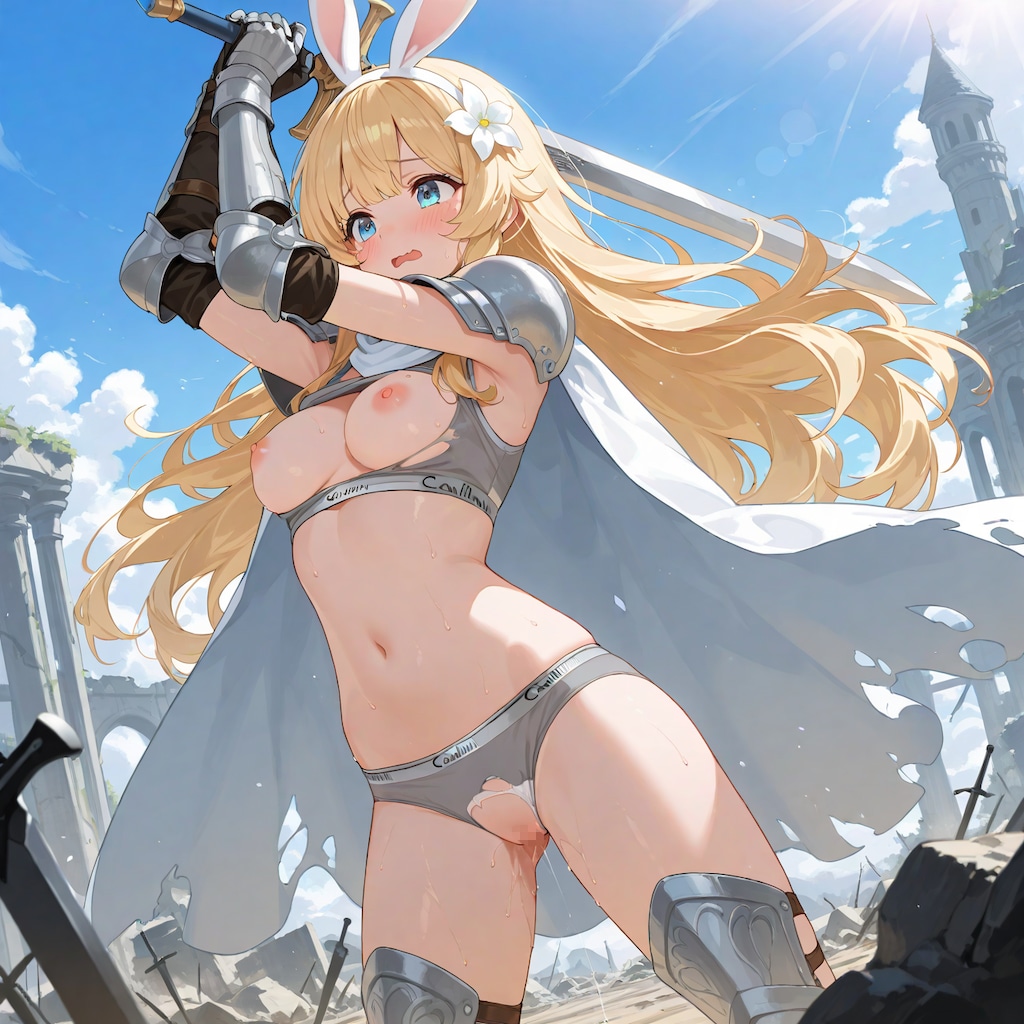 CKアーマーうさみみナイトさんおっぱい