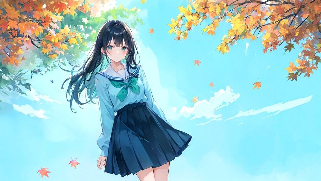 秋空にほどける時間