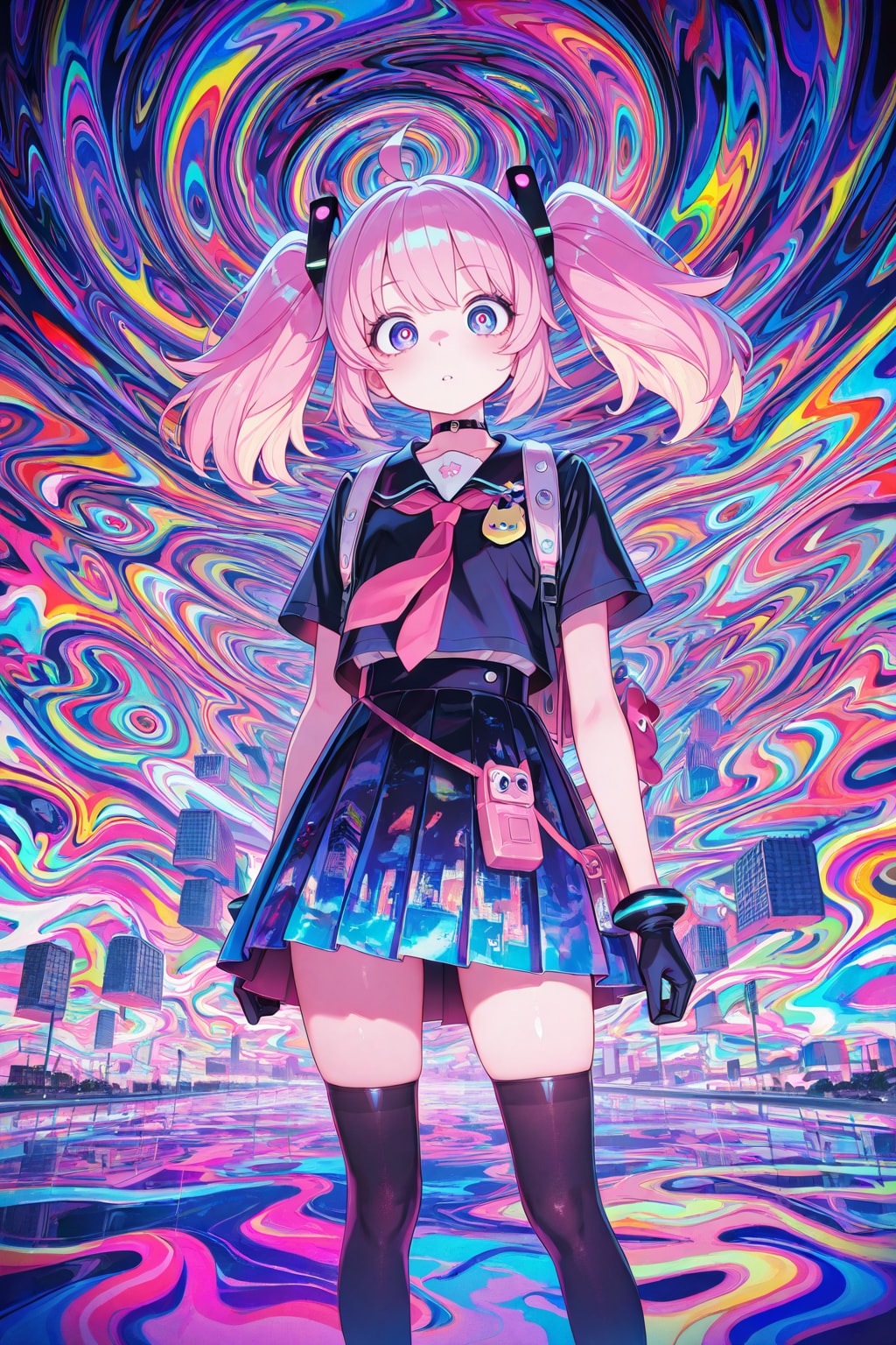 Psychedelic Girl｜サイケデリックガール | の人気AIイラスト・グラビア