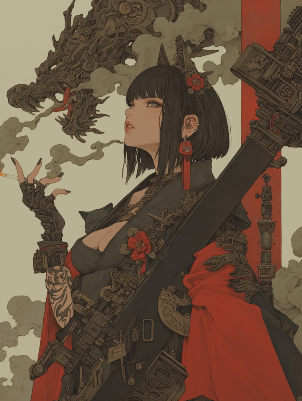 妖刀使いの忍[kunoichi] 紅【BeNi】