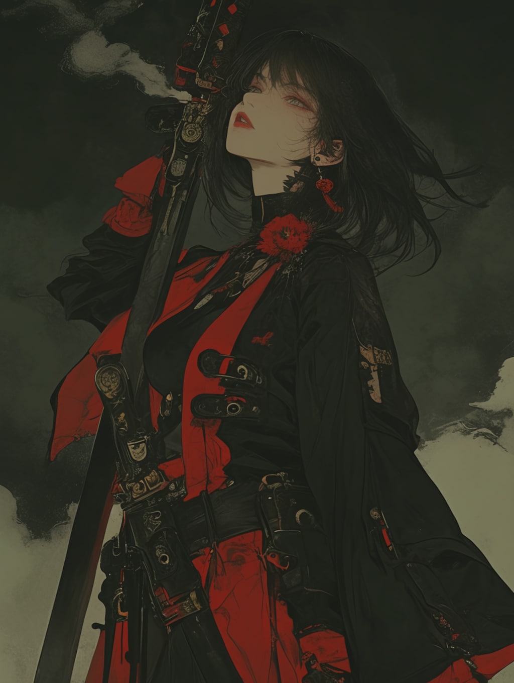 妖刀使いの忍[kunoichi] 紅【BeNi】